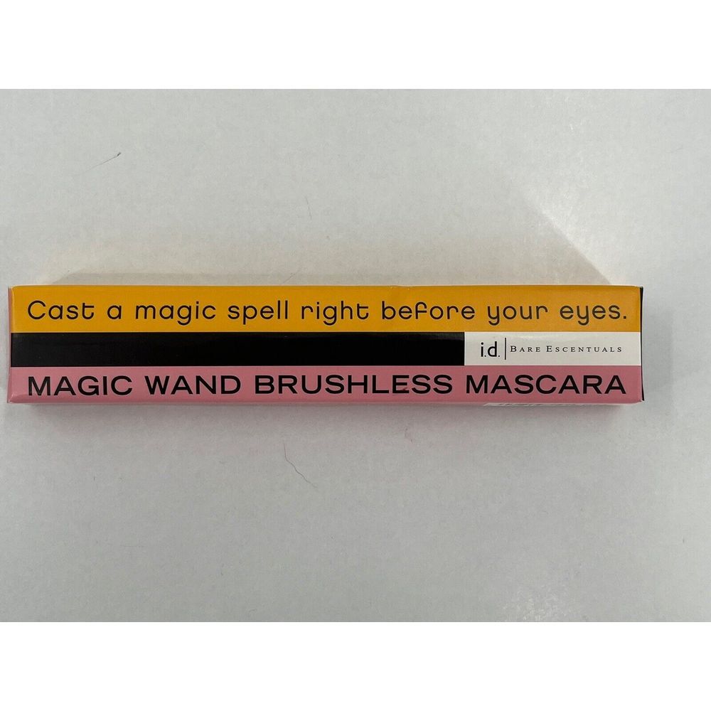 Bare Escentuals i.d. MAGIC WAND Black Brushless Mascara Full .3 oz/8.5g New Rare